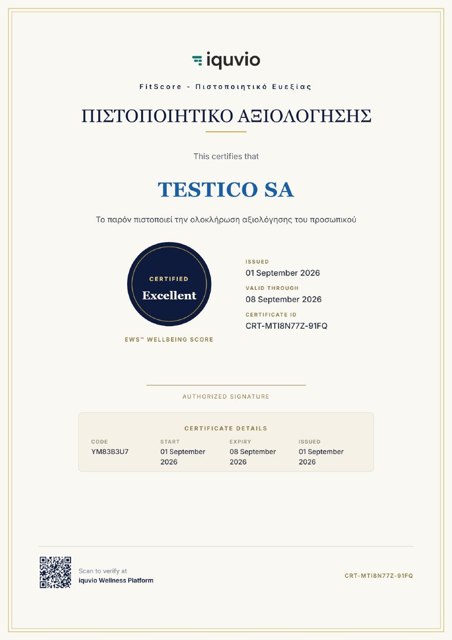 FitScore Certified Employer